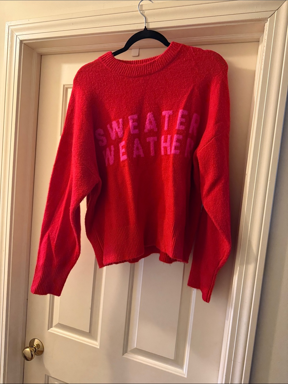 A.New Day Women’s Red Sweater Weather